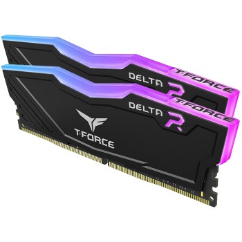 Team T-Force Delta RGB Black 32GB 2x16GB 3200MHz CL16 DDR4 Gaming Ram (TF3D432G3200HC16FDC01)