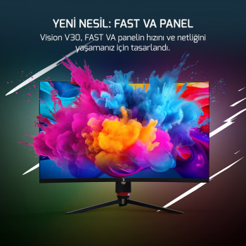 32 GAMEPOWER VISION V30 CURVED 1MS 240Hz MONITOR