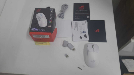ASUS ROG KERIS II WL ACE BEYAZ MOUSE(OUTLET)