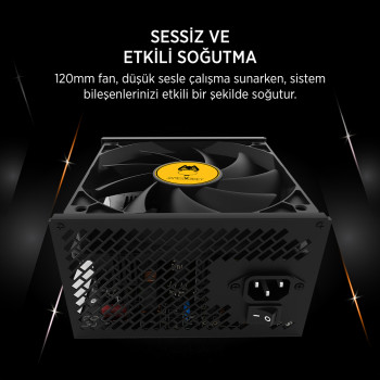 JAMES DONKEY JDP750 APFC 12CM 80+ BRONZE 750W PSU