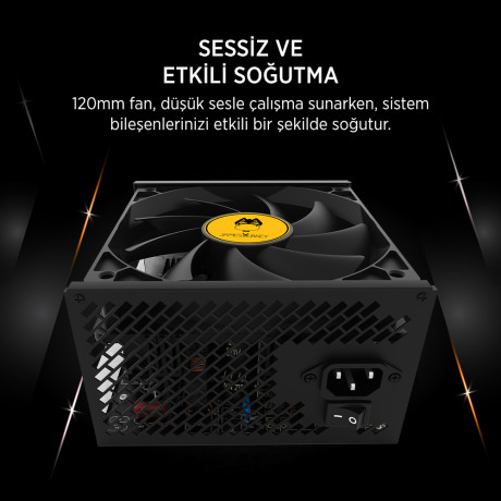 JAMES DONKEY JDP750 APFC 12CM 80+ BRONZE 750W PSU