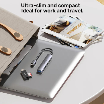 UNITEK TYPE-C TO 4 PORT USB (USB3.0+USB2.0) H1208B