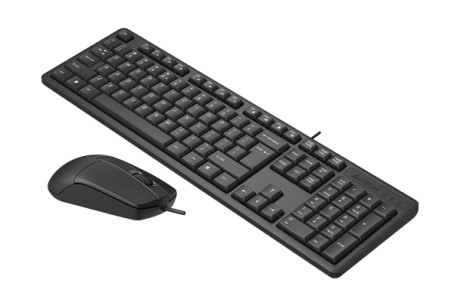 A4 TECH KR-3330S Q 2.4 GHZ AİR2 SİYAH KLAVYE+MOUSE