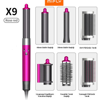 MIFLY MULTI X9 FONKSIYONLU PEMBE SAC SEKIL