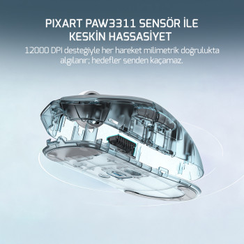 GAMEPOWER RADUS WIRELESS GAMING MOUSE BLACK