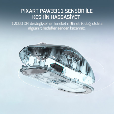 GAMEPOWER RADUS WIRELESS GAMING MOUSE BLACK