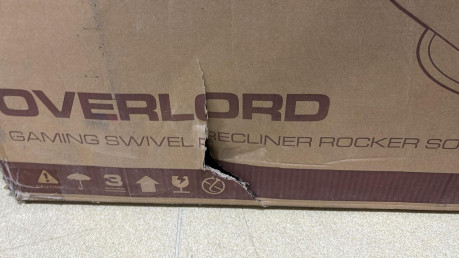 COUGAR CGR-OVL-ORB OVERLORD GAMING CHAIR(OUTLET)